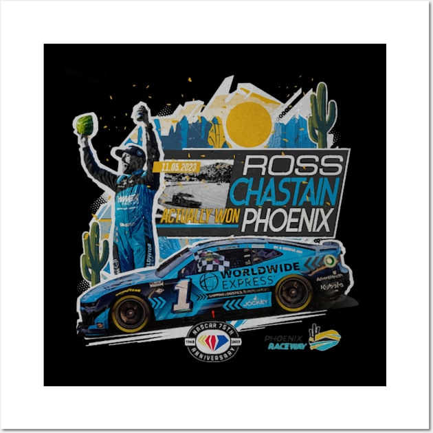 Ross Chastain Cup Series Championship Race Winner Wall Art by Erianna Bee